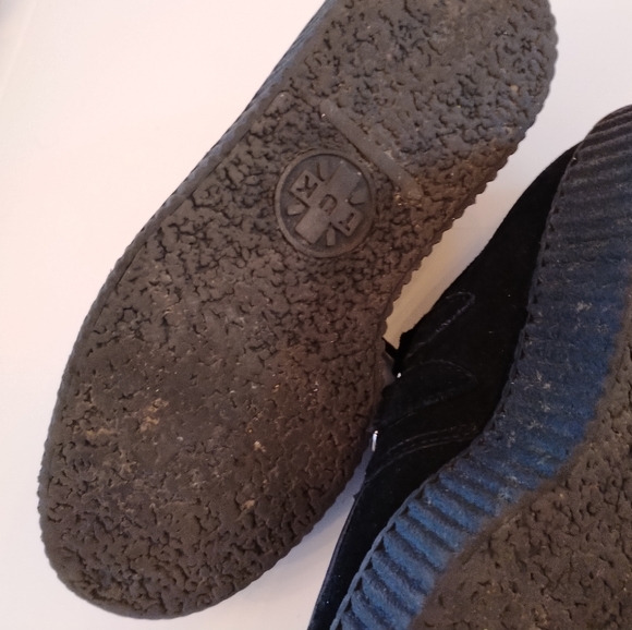 Vintage TUK Y2K Animal Print Creepers Platform Lace-Ups SZ 6 - Picture 14 of 16